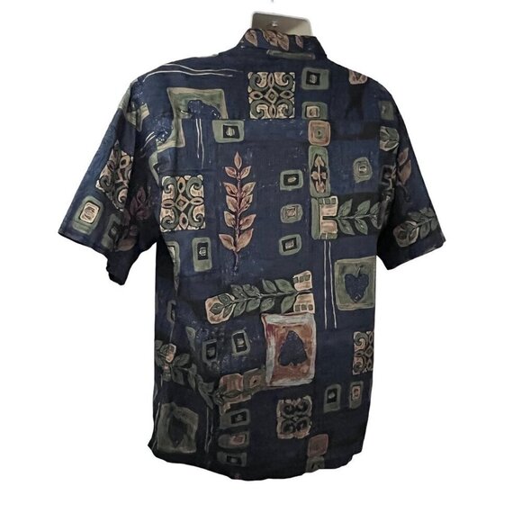 Tori Richard Mens Vintage Floral Button Front Camp Shirt Large Pocket Hawaii USA - Picture 2 of 6